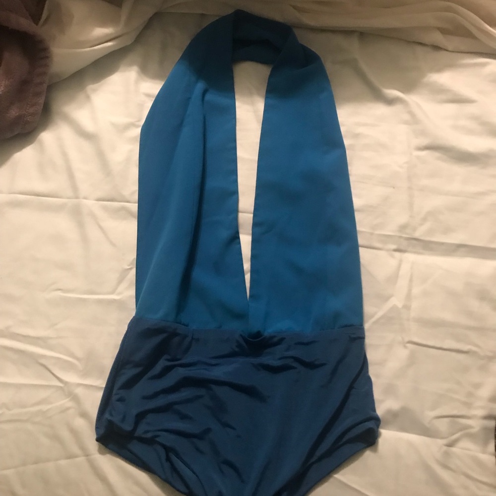 Wrap around halter bodysuit